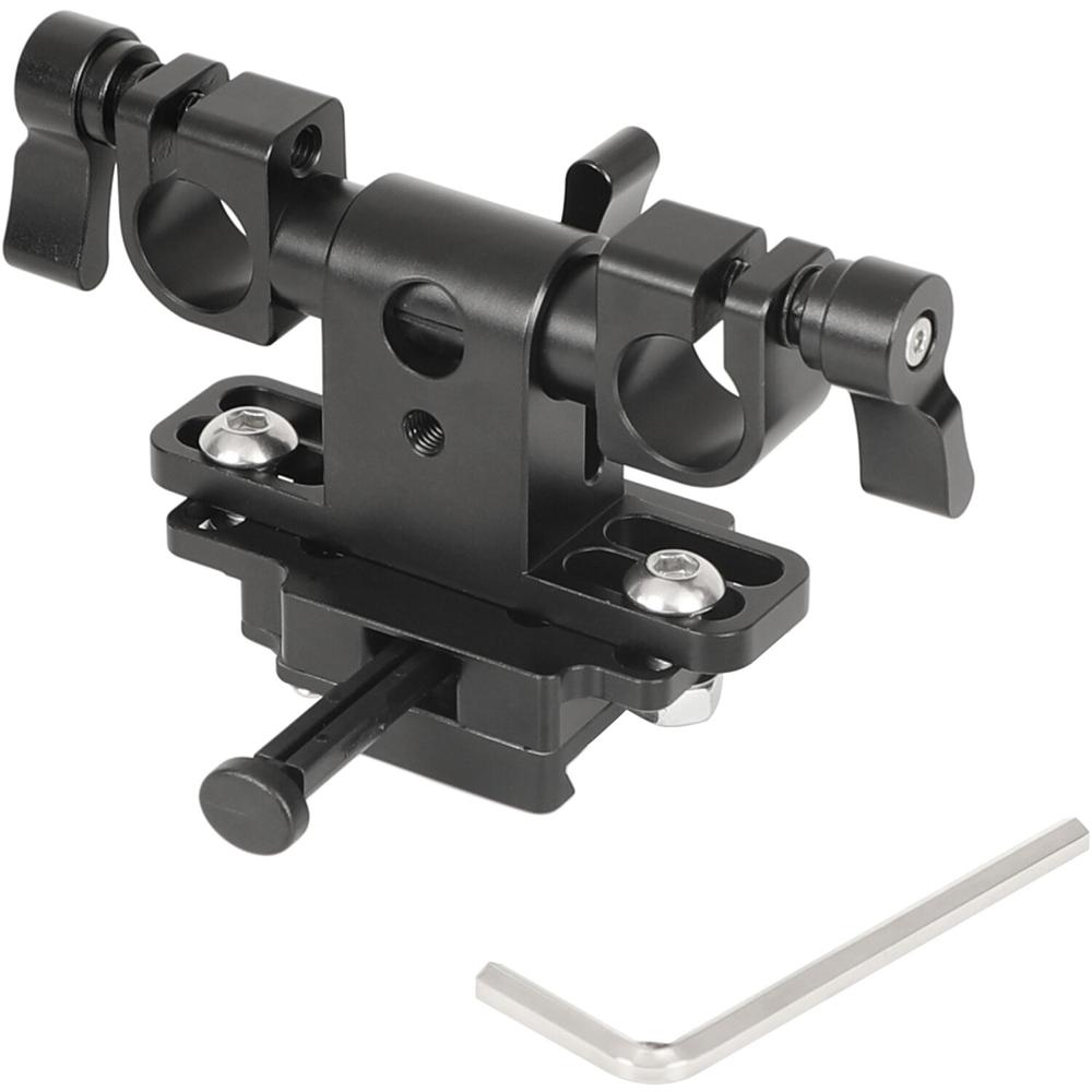 CAMVATE Abrazadera de Varilla de 15mm LWS con Montaje V-Lock - Soporte Duradero de Aluminio, Libera