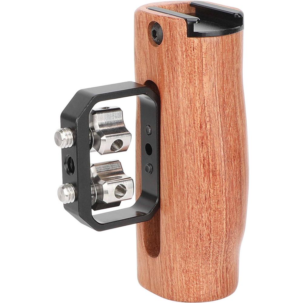 CAMVATE Wooden Handgrip with 1/4""-20 Thumbscrews for Mounting