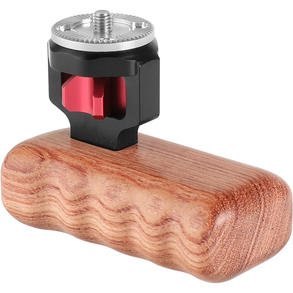 CAMVATE Empuñadura de Madera con Montaje Rosette Estilo ARRI (Empuñadura Derecha) - Construcción de