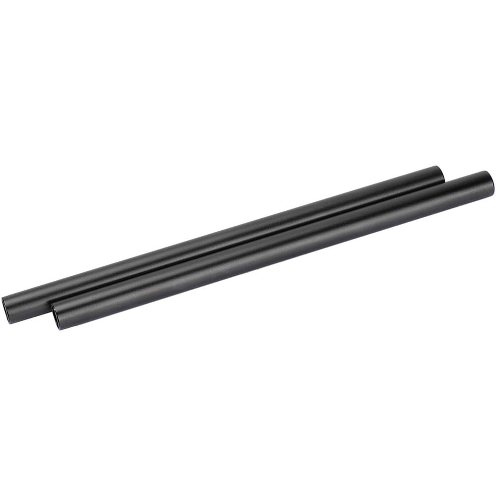 CAMVATE Varilla de Aluminio de 15mm con Rosca Anodizada de 12mm en Ambos Extremos (Par, 9.84 CAMVATE Varilla de Aluminio de 15mm con Rosca Anodizada de 12mm en Ambos Extremos (Par, 9.84