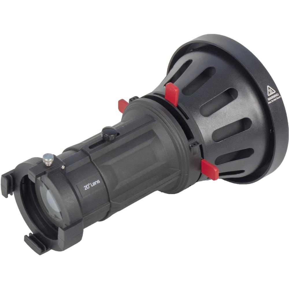 CAME-TV Snoot Óptico con Soporte para Gobo y Lente de 20° con Montura Bowens