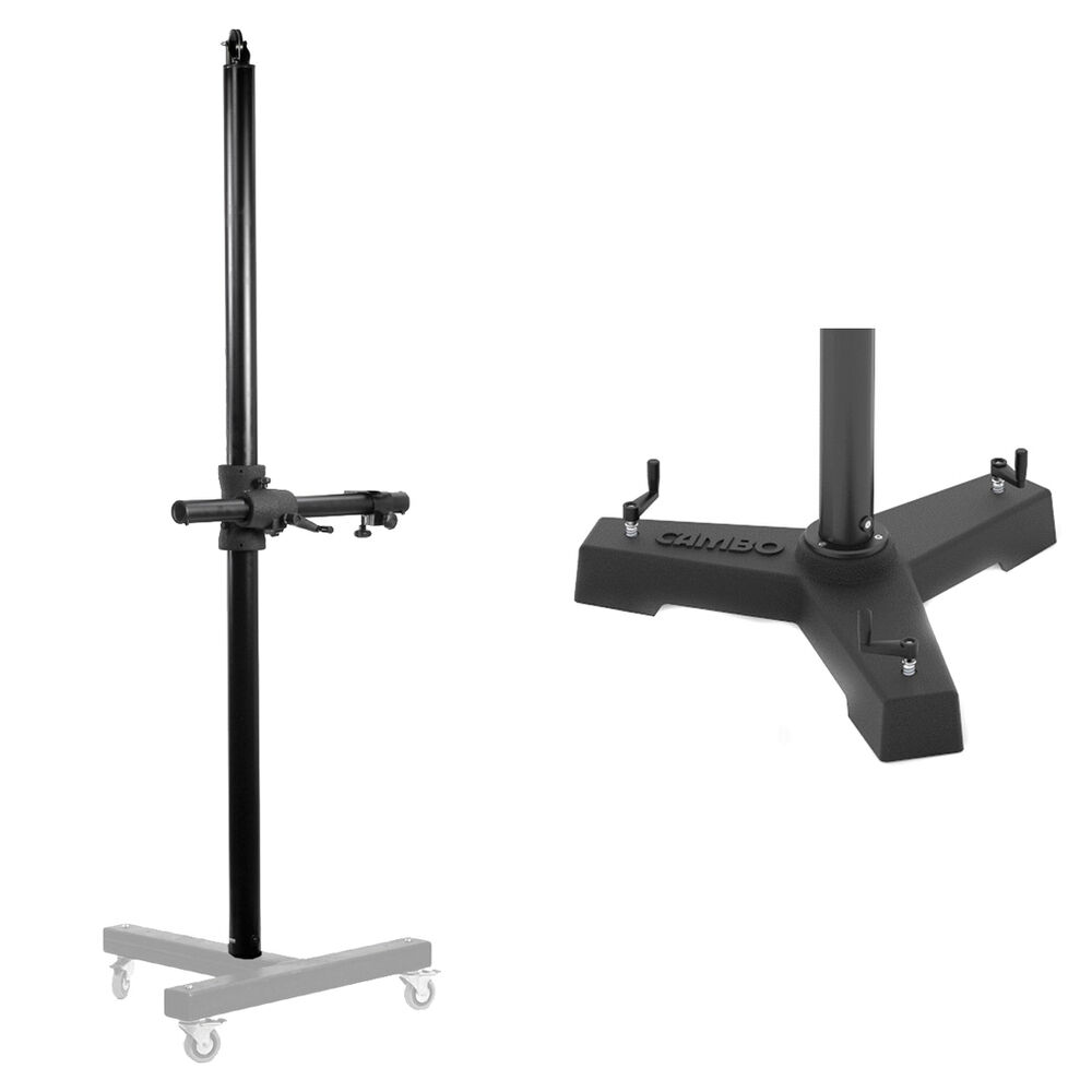 Kit de Monopie Cambo MONO-2 y MBX-0 para Fotografía de Estudio con Brazo Cruzado Ajustable y Collar