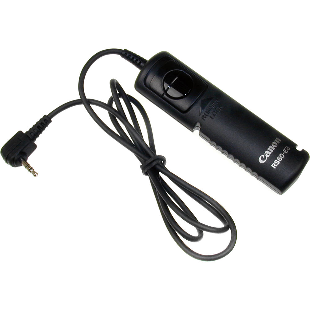 Canon RS-60E3 Interruptor Remoto Compatible con G10, G11, G12, G16, EOS Digital Rebel, 60D, 70D, 80