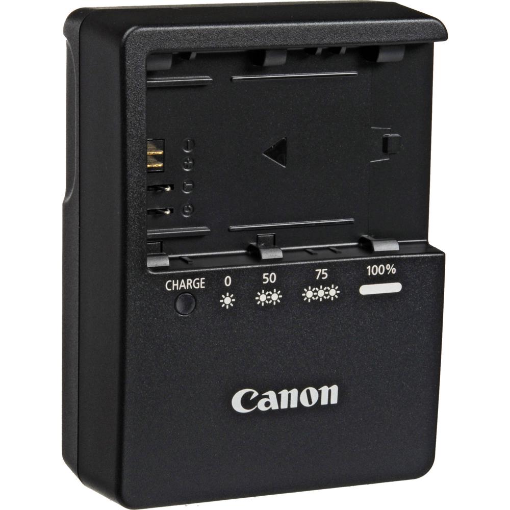 Cargador Canon LC-E6 para Baterías LP-E6 y LP-EL - Compatible con EOS 5D Mark II/III/IV, 5DS/5DS R,