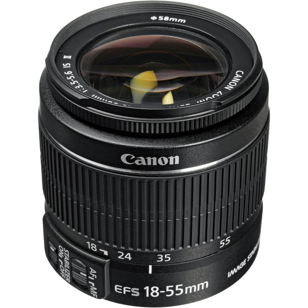 Lente Canon EF-S 18-55mm f/3.5-5.6 IS II - Montura EF-S, Formato APS-C, Estabilizador de Imagen Ópt 1152162-GREY Lente Canon EF-S 18-55mm f/3.5-5.6 IS II - Montura EF-S, Formato APS-C, Estabilizador de Imagen Ópt 1152162-GREY