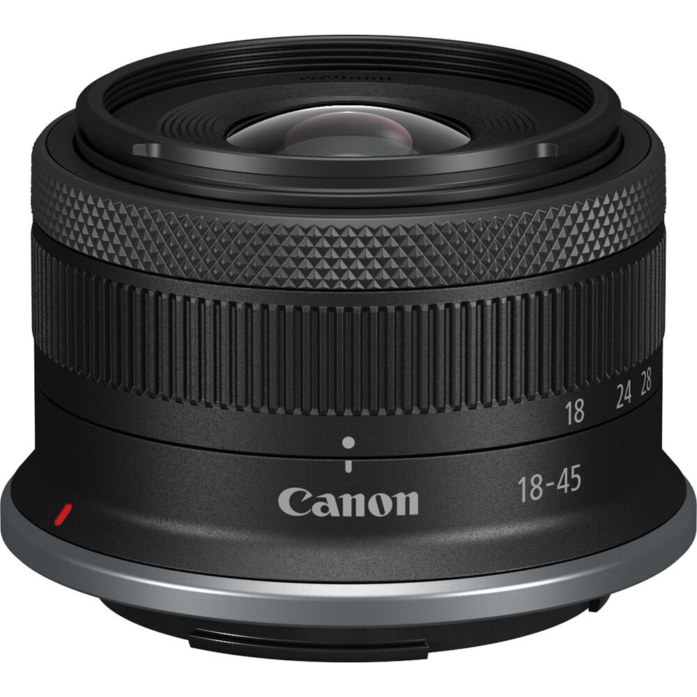 Lente Canon RF-S 18-45mm f/4.5-6.3 IS STM - Montura RF-S, Formato APS-C, Estabilizador de Imagen, M