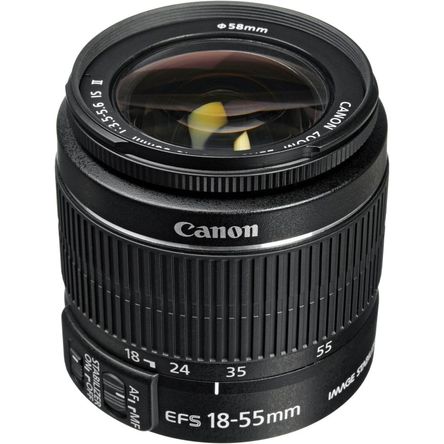 Lente Canon EF-S 18-55mm f/3.5-5.6 IS II - Montura EF-S, Formato APS-C, Estabilizador de Imagen, AF 519475-USA Lente Canon EF-S 18-55mm f/3.5-5.6 IS II - Montura EF-S, Formato APS-C, Estabilizador de Imagen, AF 519475-USA