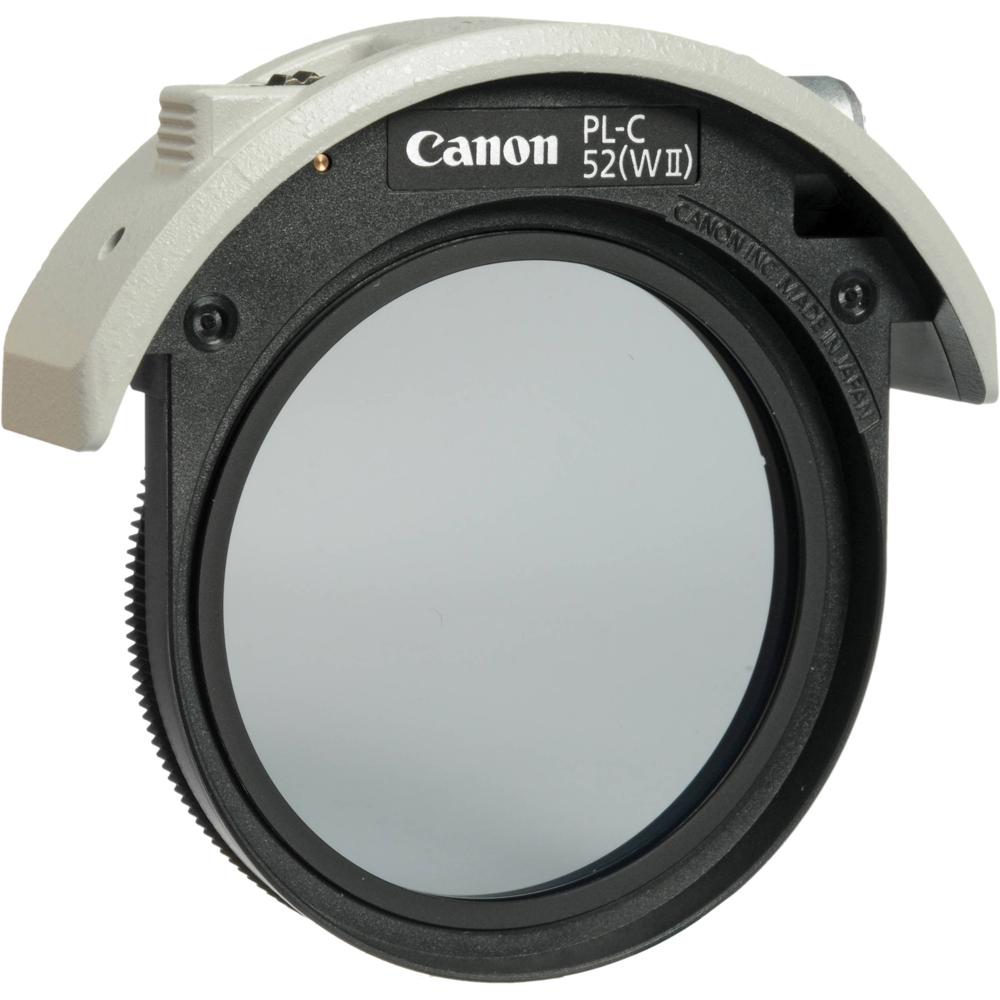 Filtro Polarizador Circular Drop-In Canon PL-C 52WII 52mm para Lentes Super Telefoto