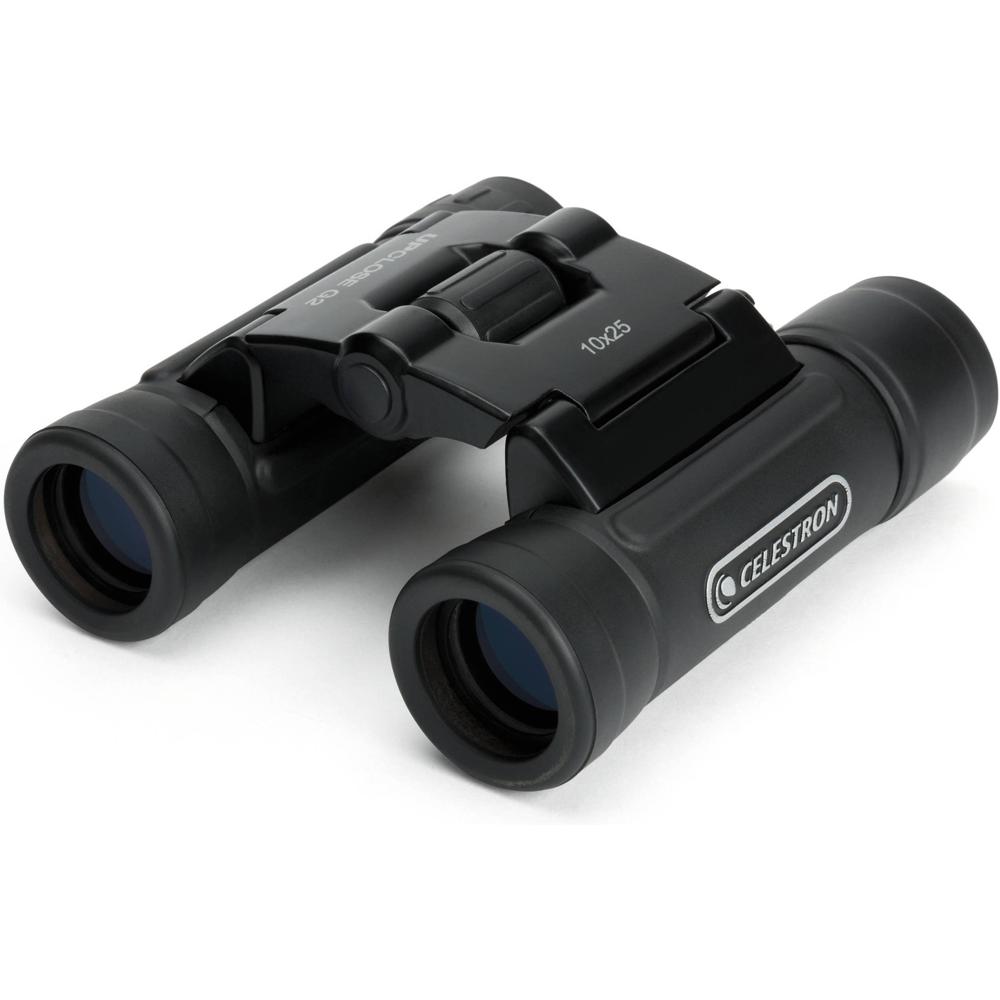 Binoculares Celestron 10x25 UpClose G2 con Prismas BK-7, Óptica Multicapa y Chasis de Aleación de A 843664-REG Binoculares Celestron 10x25 UpClose G2 con Prismas BK-7, Óptica Multicapa y Chasis de Aleación de A 843664-REG