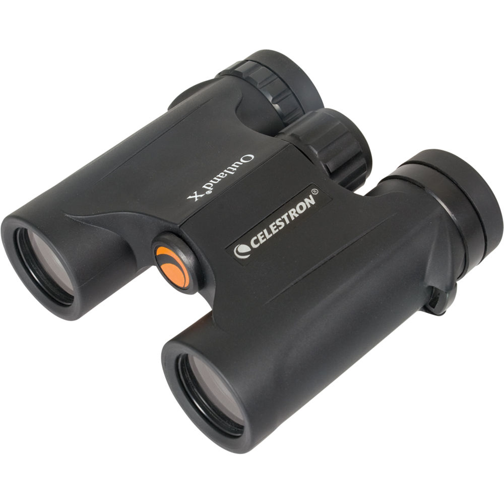Binoculares Celestron Outland X 10x25 - Prismas BAK4, Multicapa, AAoV 63°, Campo de Visión Amplio,