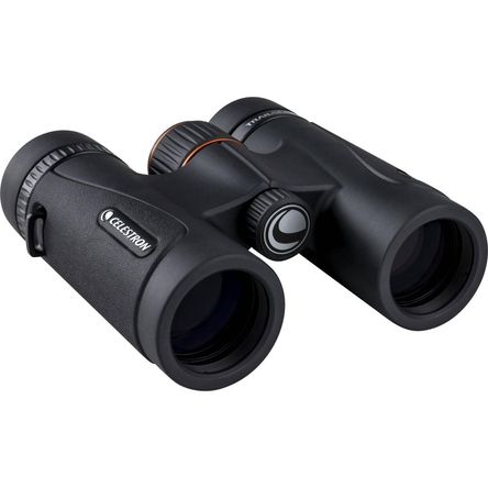 Binoculares Celestron 8x32 TrailSeeker (Negro) - Prismas BAK4 Compactos, Óptica Multicapa Antirrefl 1639106-REG