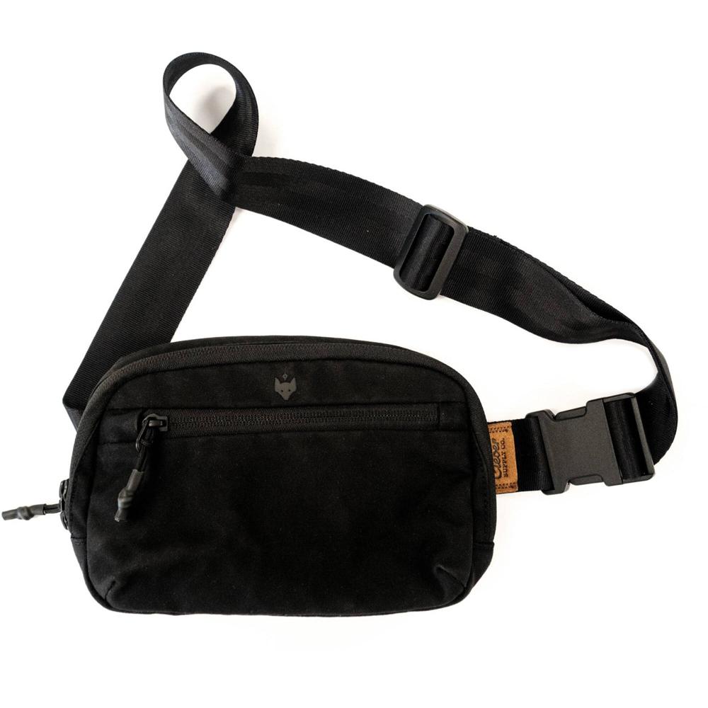 Clever Supply Co. Bolsa de Cintura Sidekick (Negra) - Ideal para Cámaras Compactas, Uso Cruzado o e