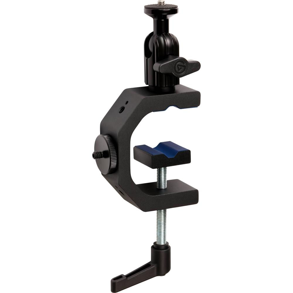Elgato Heavy Clamp con Cabeza Esférica - Soporte de 3.5 lb, Montaje de 1/4""-20, Diseño de Aluminio