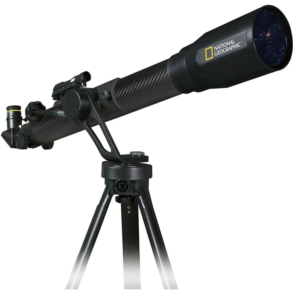 Telescopio Refractor Explore Scientific National Geographic CF700SM 70mm f/10 (Negro) - Incluye Ocu