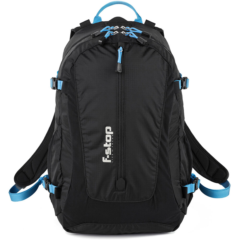 f-stop Guru 25L Mochila Ultraligera para Cámara Bundle Esenciales (Negro/Azul) - Nylon Ripstop ROBI