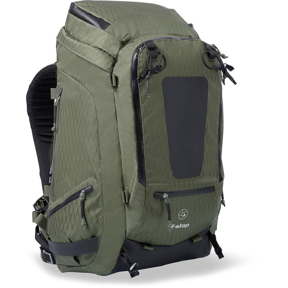 Mochila de Viaje y Aventura f-stop TILOPA 50L DuraDiamond (Verde Ciprés) - Nylon Ripstop 315D, Cuer