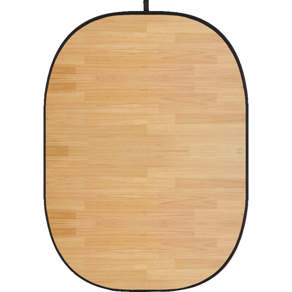 Fondo Colapsable Godox 5 x 6' (Pared de Madera 8) - Sin Arrugas, Estructura Autosoportante, Ideal p