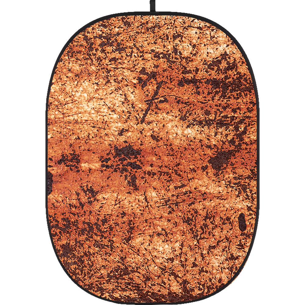 Fondo Colapsable Godox 5 x 6' (Pared Oxidada 9) - Sin Arrugas, Estructura Autosoportante, Ideal par