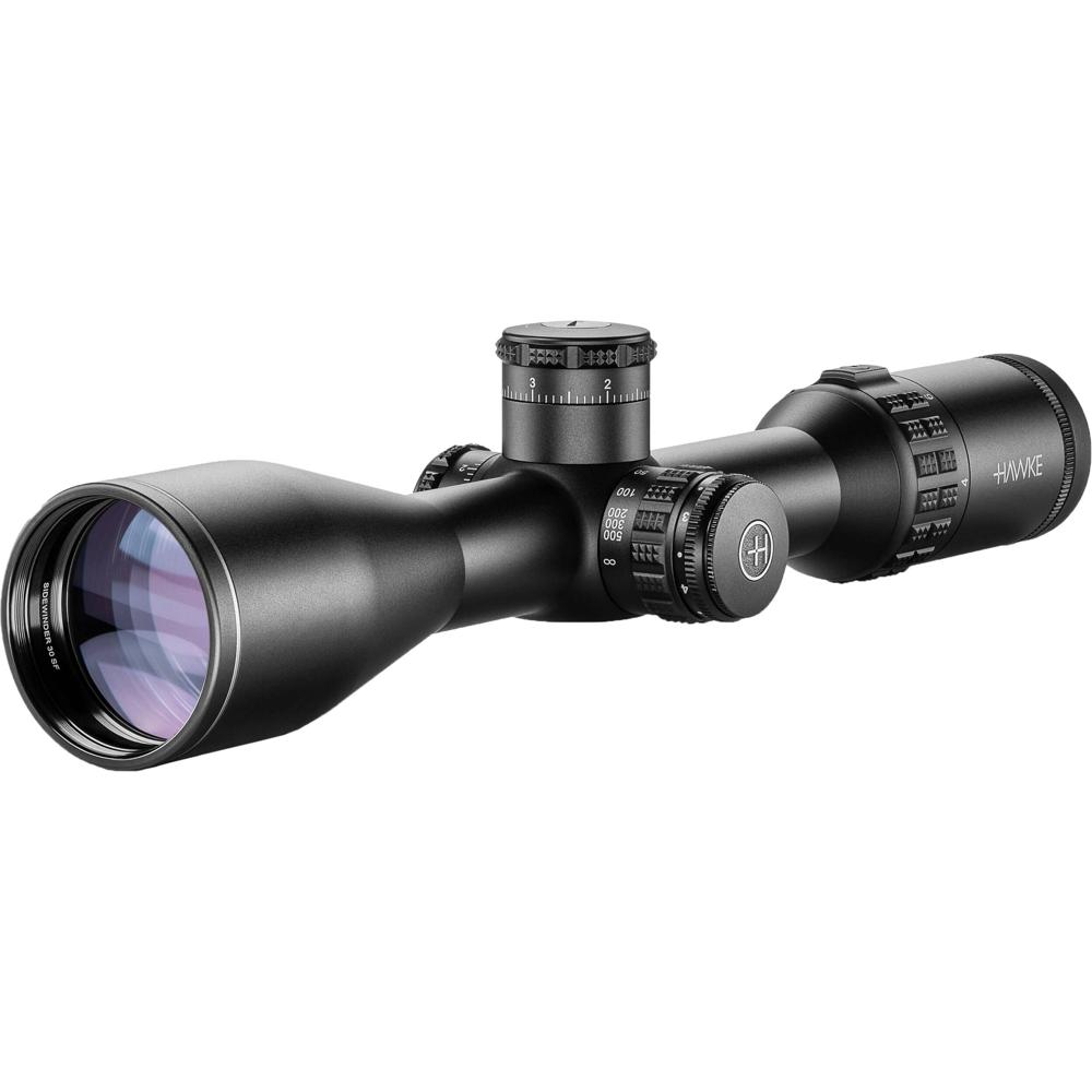 Hawke Sport Optics 4-16x50 Sidewinder 2020 Riflescope con Retícula Iluminada SR Pro II - Ajuste de