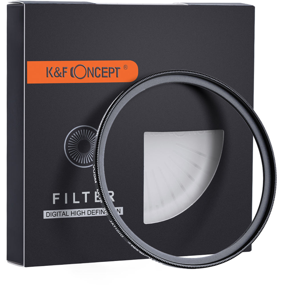 Filtro UV Slim K&F Concept Verde Multi-Capa Schott B270 Óptica Alemana (77mm) - Protección Clara, T