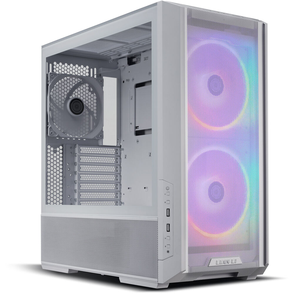 Lian Li LANCOOL 216 RGB Caja Mid-Tower (Blanca) - Soporte Micro-ATX, Mini-ITX, ATX, E-ATX, Estructur 1753406-REG Lian Li LANCOOL 216 RGB Caja Mid-Tower (Blanca) - Soporte Micro-ATX, Mini-ITX, ATX, E-ATX, Estructur 1753406-REG