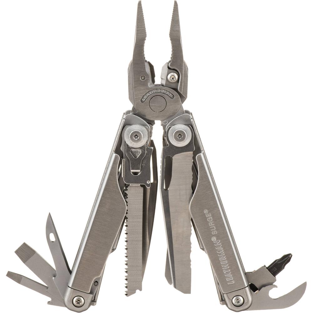 Leatherman Surge: Multi-Herramienta de Acero Inoxidable con Funda de Nylon Premium - 21 Herramientas 481167-REG Leatherman Surge: Multi-Herramienta de Acero Inoxidable con Funda de Nylon Premium - 21 Herramientas 481167-REG