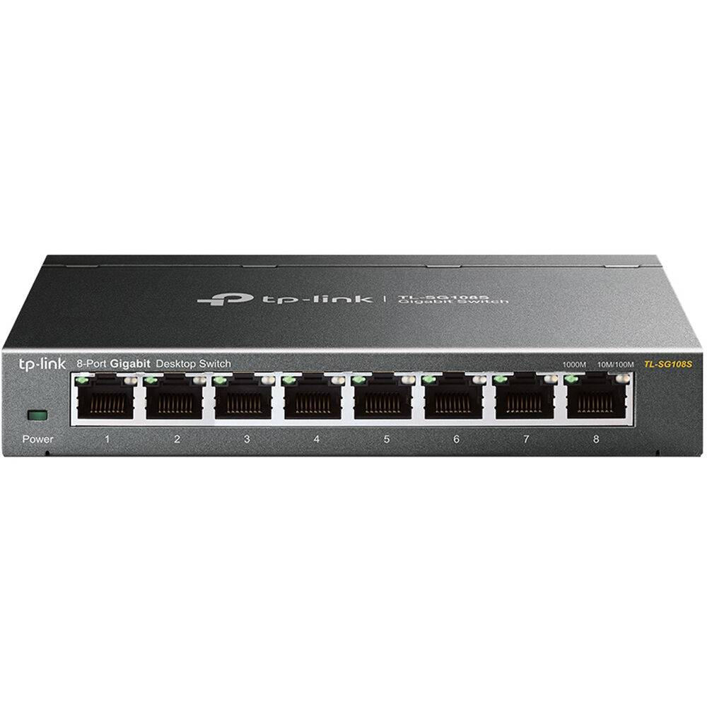 TP-Link TL-SG108S Switch de Red No Gestionado de 8 Puertos Gigabit - 8 Puertos Ethernet Gigabit, 11. 1684301-REG TP-Link TL-SG108S Switch de Red No Gestionado de 8 Puertos Gigabit - 8 Puertos Ethernet Gigabit, 11. 1684301-REG