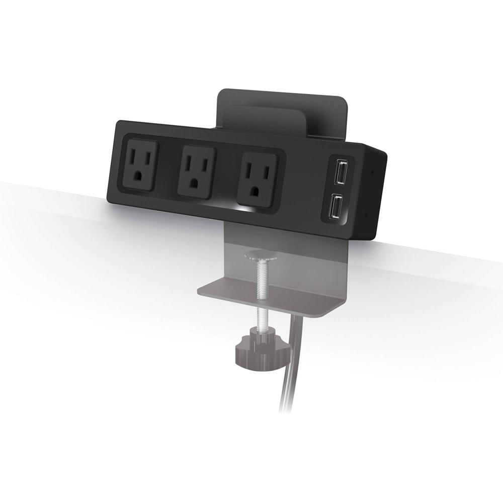 Soporte de Montaje Balt con Salida y Cargador USB: 3 Salidas AC y 2 Puertos USB 1192363-REG Soporte de Montaje Balt con Salida y Cargador USB: 3 Salidas AC y 2 Puertos USB 1192363-REG
