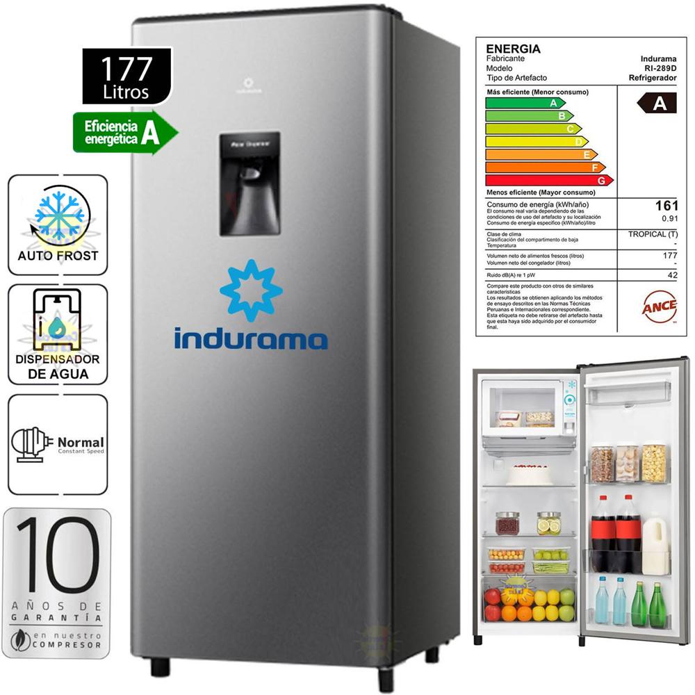 Refrigeradora Indurama RI-289D 177 Litros Refrigeradora Indurama RI-289D 177 Litros