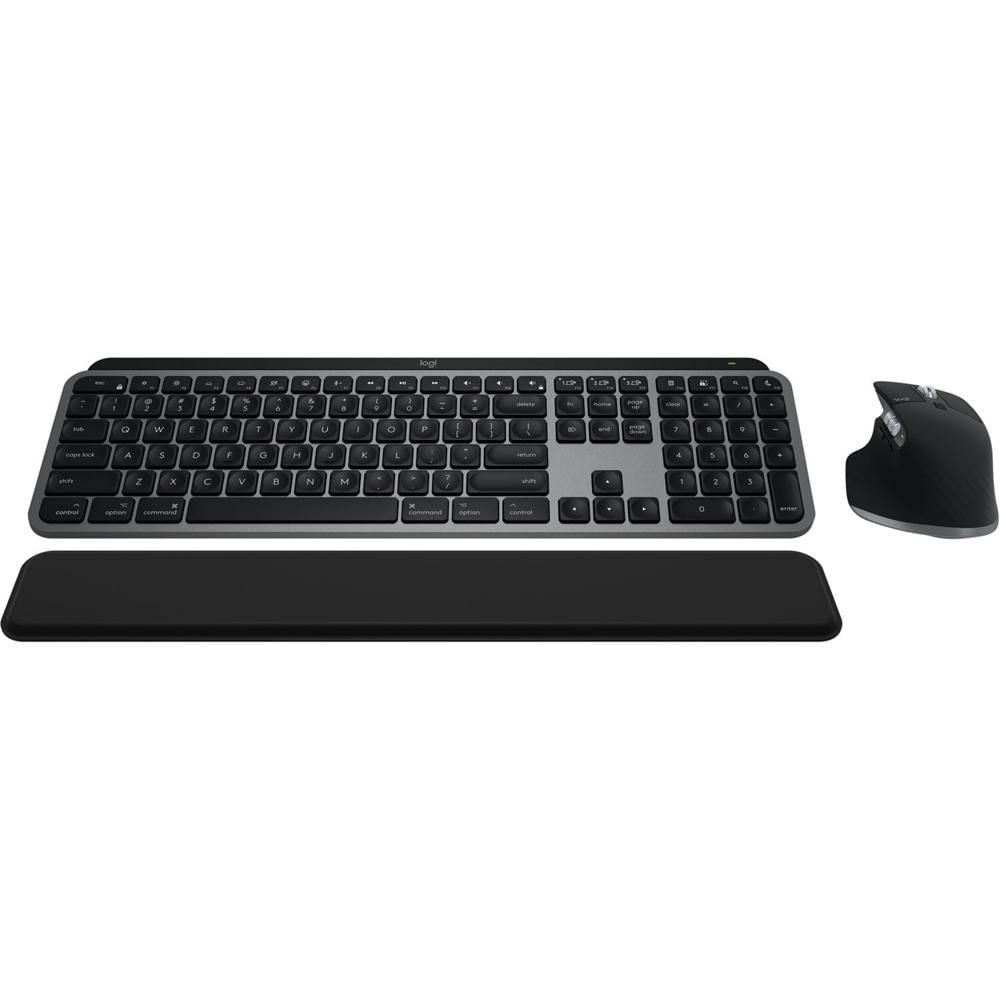 Logitech MX Keys S Teclado Inalámbrico & Ratón MX Master 3S para Mac Combo Kit (Gris Espacial) - Con 1827090-REG Logitech MX Keys S Teclado Inalámbrico & Ratón MX Master 3S para Mac Combo Kit (Gris Espacial) - Con 1827090-REG