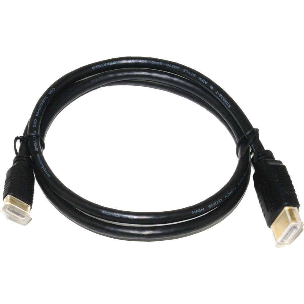 Cable ProAm USA Mini-HDMI a HDMI (3') - Soporta DSLR a Pantallas HD, Conectores Dorados, Blindaje de 1090232-REG Cable ProAm USA Mini-HDMI a HDMI (3') - Soporta DSLR a Pantallas HD, Conectores Dorados, Blindaje de 1090232-REG