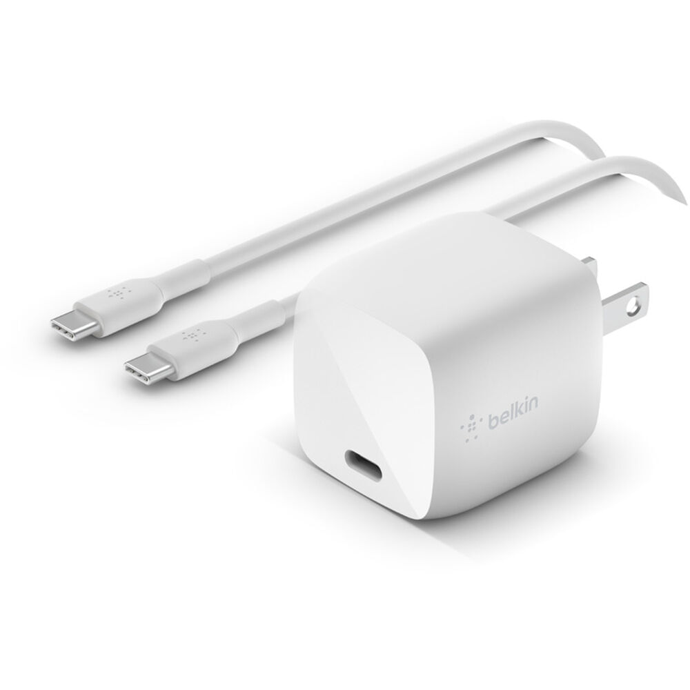 Cargador de Pared Belkin BOOST CHARGE 30W USB Type-C con Cable USB Type-C de 3.3' (Blanco) - Tecnolo 1602488-REG Cargador de Pared Belkin BOOST CHARGE 30W USB Type-C con Cable USB Type-C de 3.3' (Blanco) - Tecnolo 1602488-REG