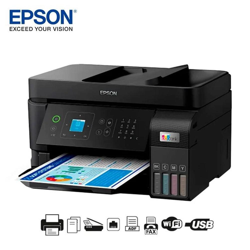 Impresora Multifuncional EPSON Ecotank L5590 Fax USB LAN Wifi Impresora Multifuncional EPSON Ecotank L5590 Fax USB LAN Wifi