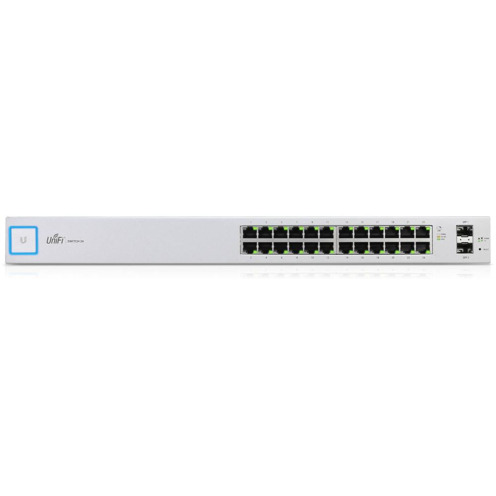 Ubiquiti Networks US-24: Switch Gestionado Gigabit de 24 Puertos UniFi con 2 Puertos SFP y Capacidad 1267263-REG Ubiquiti Networks US-24: Switch Gestionado Gigabit de 24 Puertos UniFi con 2 Puertos SFP y Capacidad 1267263-REG