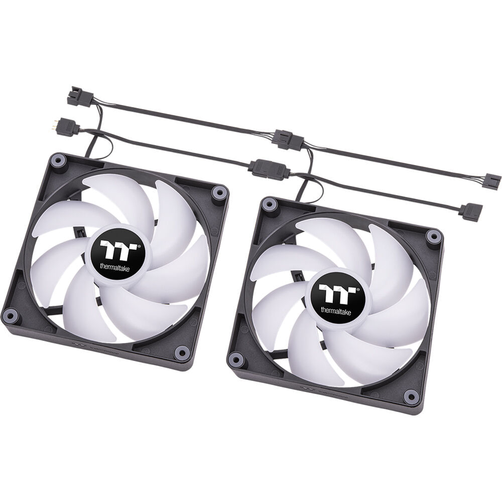 Ventiladores de Refrigeración para PC Thermaltake CT120 con ARGB (Negro, Paquete de 2) - 2 x 120mm P 1760775-REG Ventiladores de Refrigeración para PC Thermaltake CT120 con ARGB (Negro, Paquete de 2) - 2 x 120mm P 1760775-REG