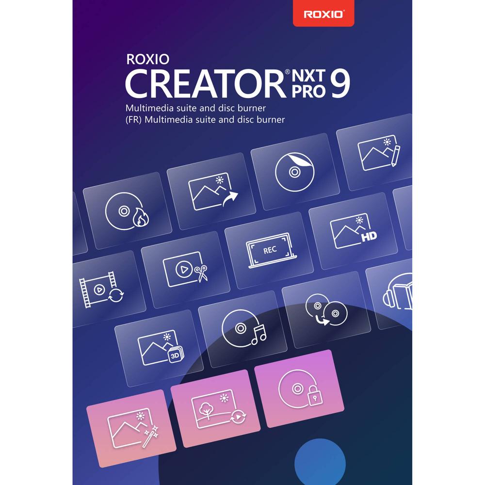 Roxio Creator NXT Pro 9 (Windows, DVD with Download Code) 1699722-REG Roxio Creator NXT Pro 9 (Windows, DVD with Download Code) 1699722-REG