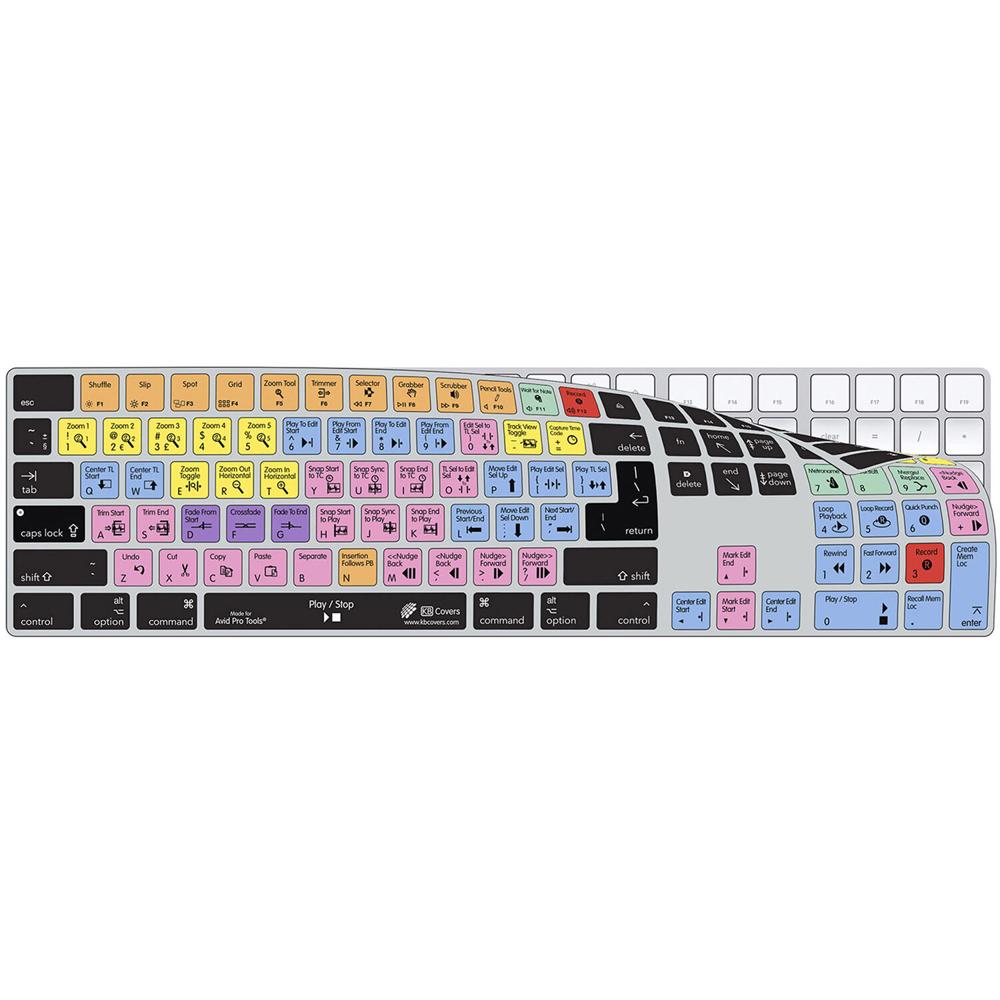 Cubierta de Teclado KB Covers Pro Tools para Apple Magic Keyboard con Teclado Numérico (2016 y Poste 1679793-REG Cubierta de Teclado KB Covers Pro Tools para Apple Magic Keyboard con Teclado Numérico (2016 y Poste 1679793-REG