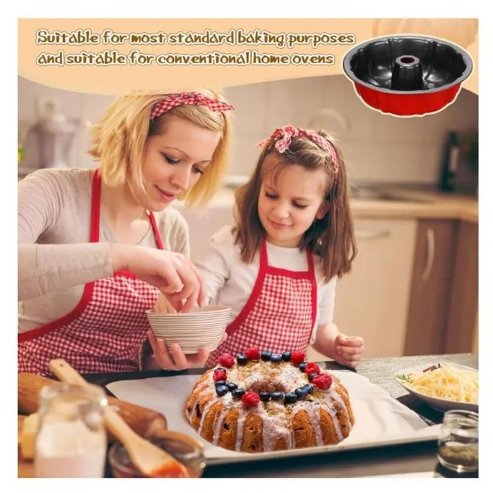2 Moldes Antiadherentes para Hornear Queques