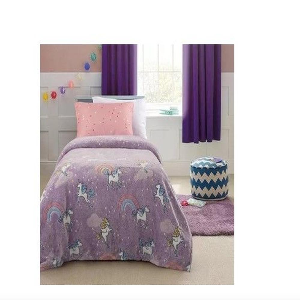 Manta luminosa niños unicornio