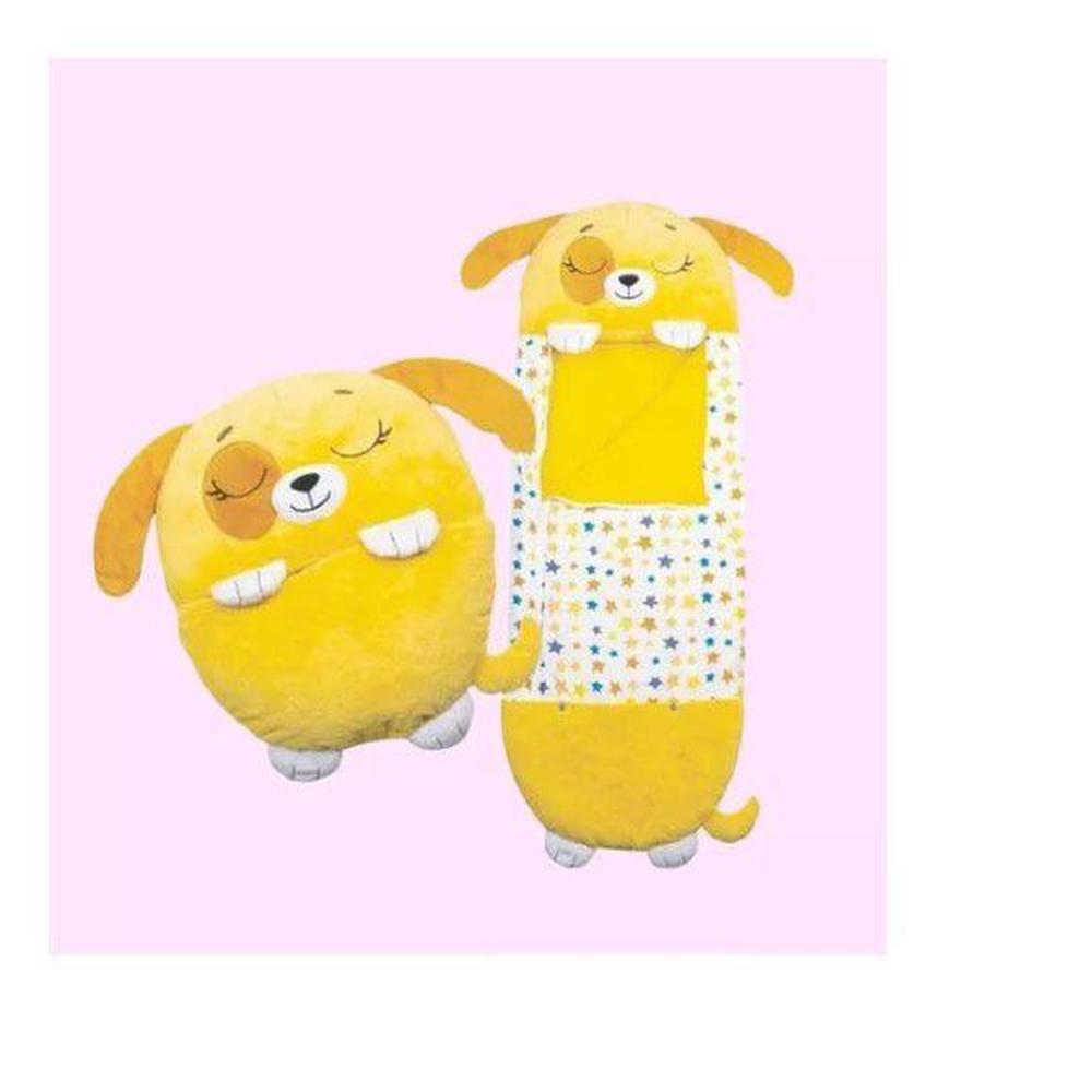 Saco de dormir con almohada para niños diseño perro blanco Saco de dormir con almohada para niños diseño perro blanco