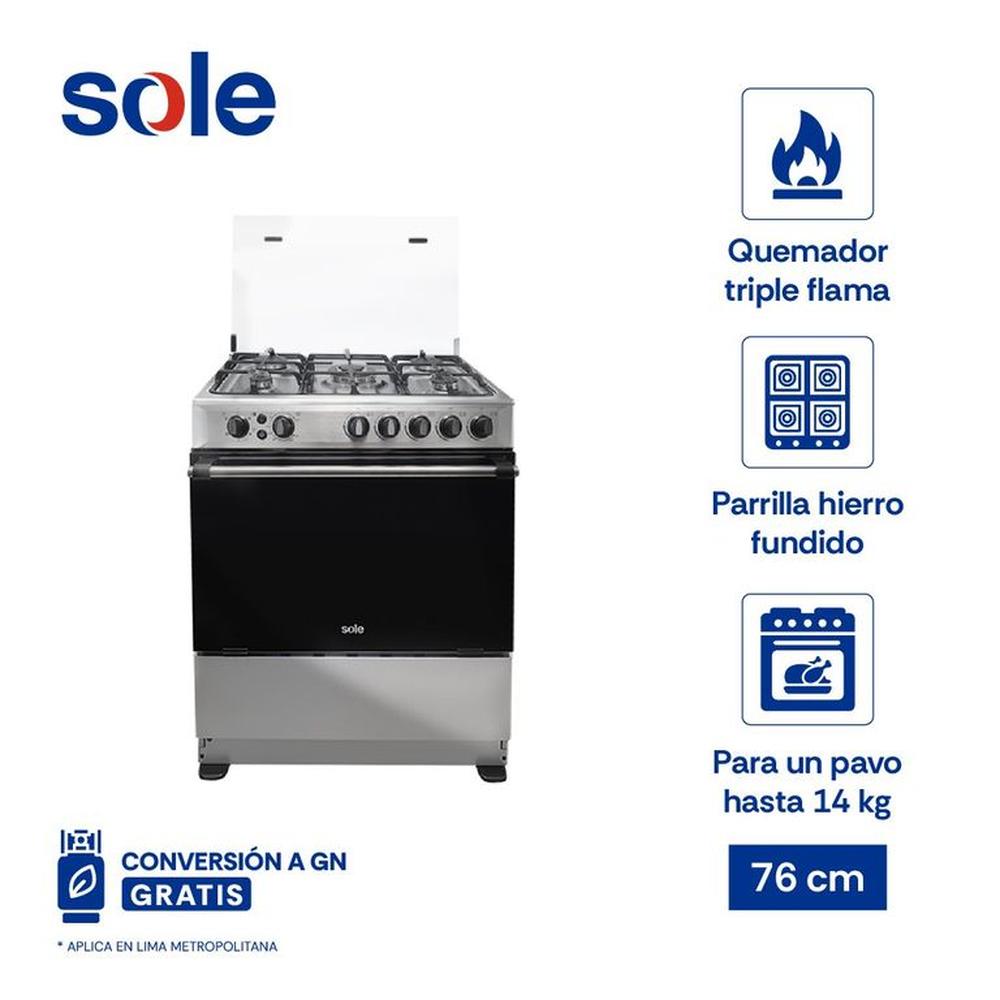 Cocina De Pie Classic Dubai 76cm 5 Hornillas