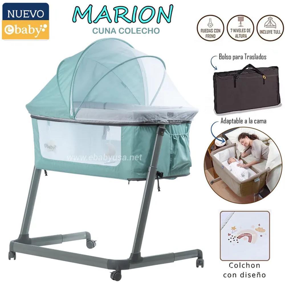 Cuna Colecho MARION Verde Ebaby Cuna Colecho MARION Verde Ebaby