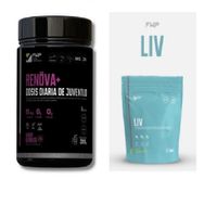 Renova Colágeno Hidrolizado Activos Berries BOTE y Liv Suplemento Natural De Manzana En Polvo