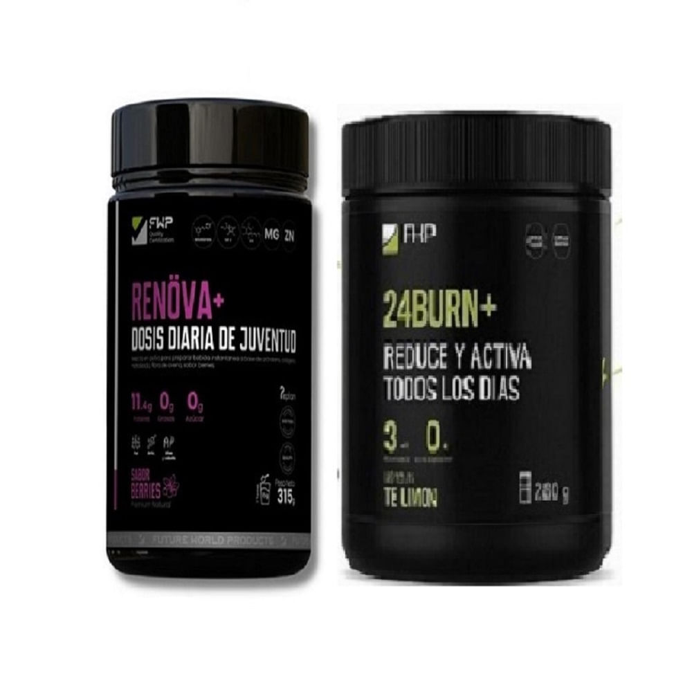 Renova Colágeno Hidrolizado Activos Berries y 24burn 280g Limón fwp