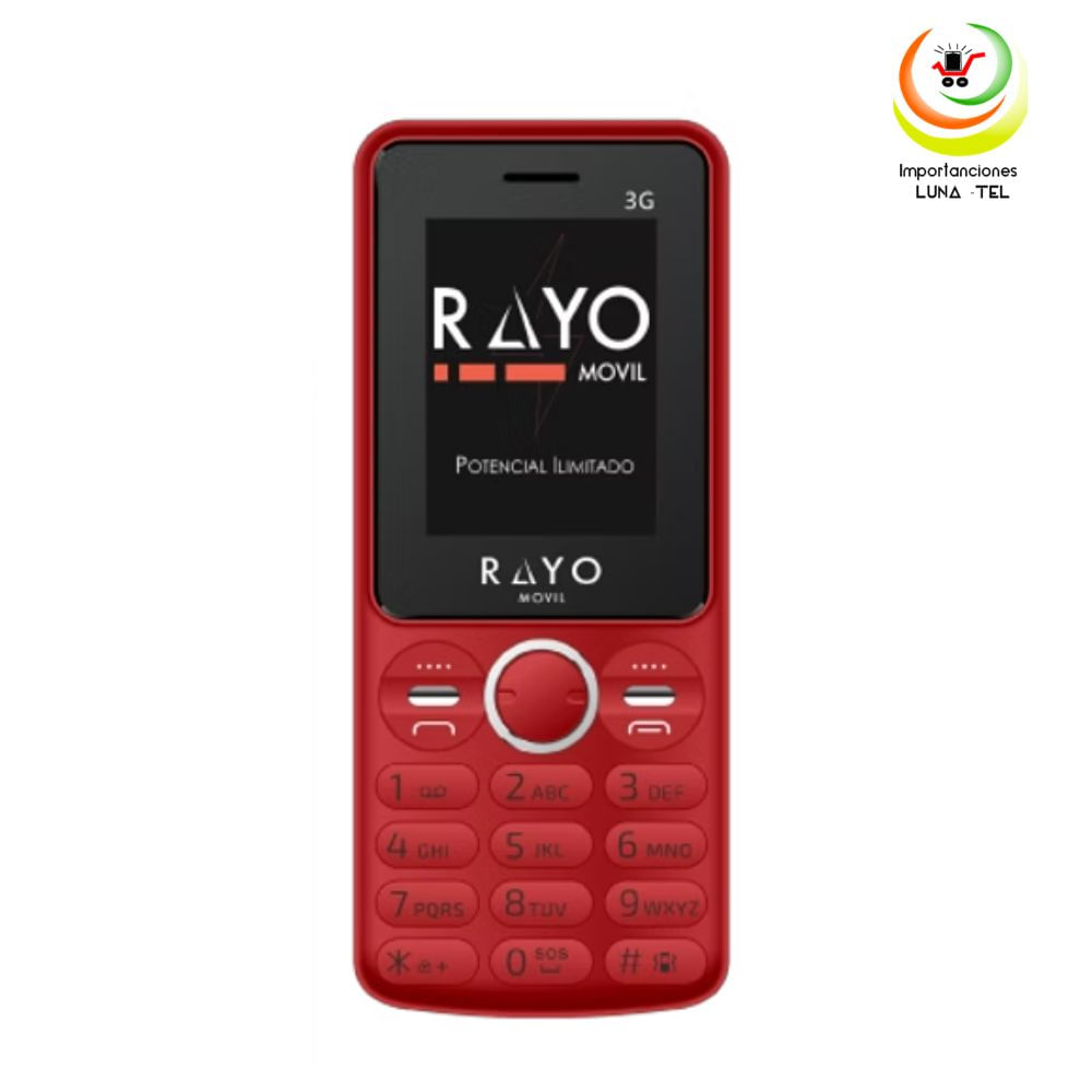 CELULAR BASICO RAYO CONDOR 3G DUAL SIM - ROJO | Promart.pe - Promart
