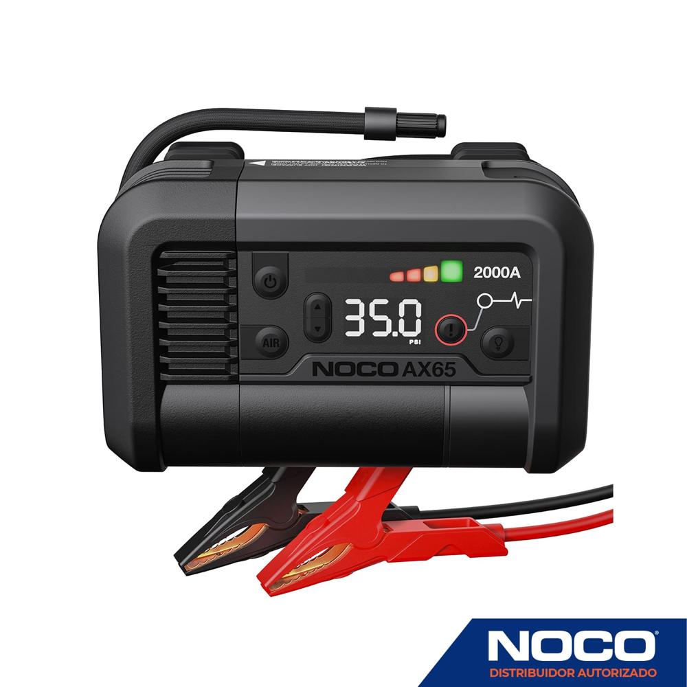 Arrancador de Batería + Compresor de Aire Noco AX65 2000A 100 PSI