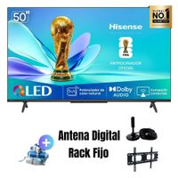 Televisor 50'' QLED FHD HISENSE VIDAA 50Q4SV 2025 - Ant - Rack Fijo