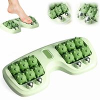 Masajeador de Pies con Rodillos de Acupresión para Alivio del Dolor Plantar
