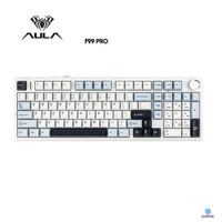 TECLADO AULA F99 PRO INALAMBRICO MECANICO SW-STAR VECTOR RGB BLANCO-CELES-NEGRO