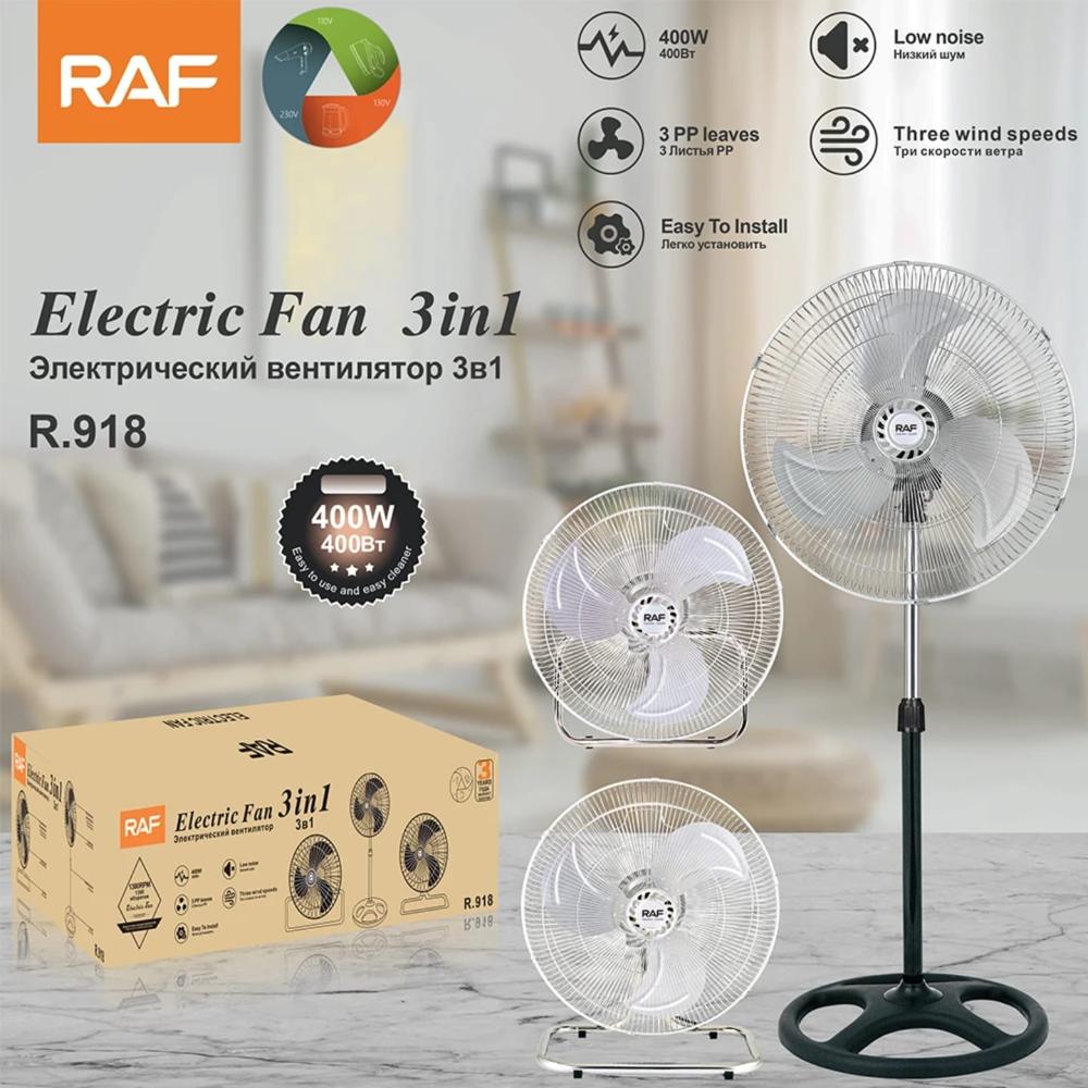 VENTILADOR 3 EN 1 DE 50 CM DE DIÁMETRO - 400W